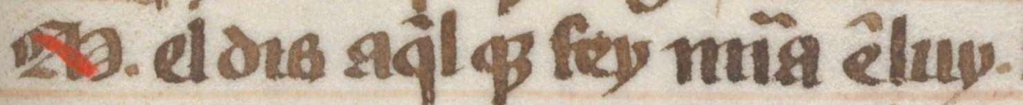 Luke 10:37 in from an Old Occitan manuscript
