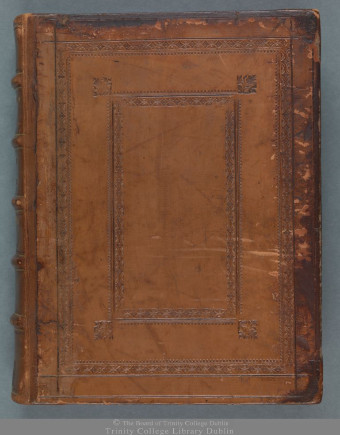 cover of Bible manuscript